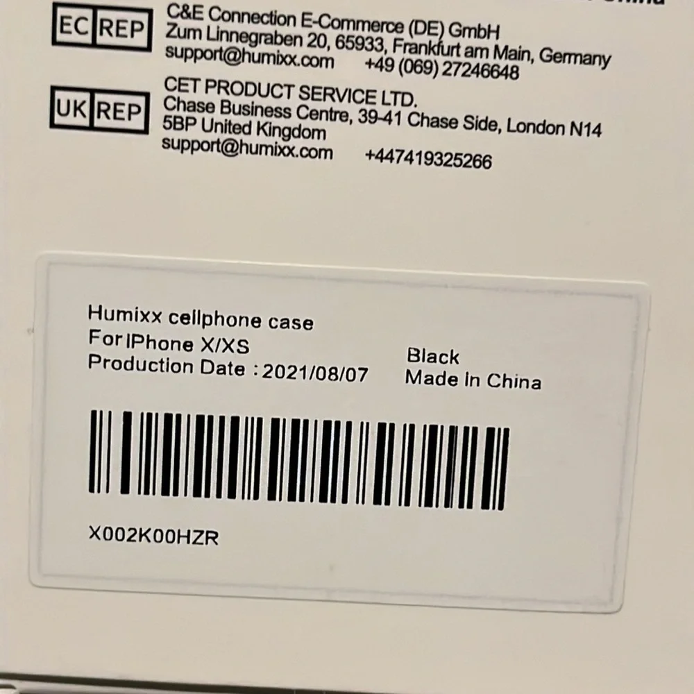 Humixx Shockproof Series iPhone X Case/iPhone Xs Case, [Military Grade Drop Test